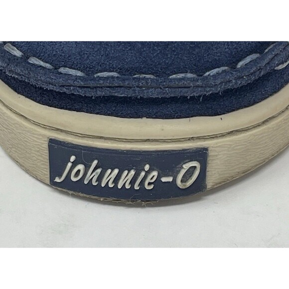 Johnnie-O Mens Santa Monica Blue Suede Loafer Casual Dress Style JMFW1720 Sz 8 M